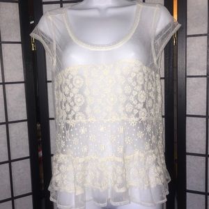 AMERICAN EAGLE OUTFITTERS AEO SemiSheer Top sz XS